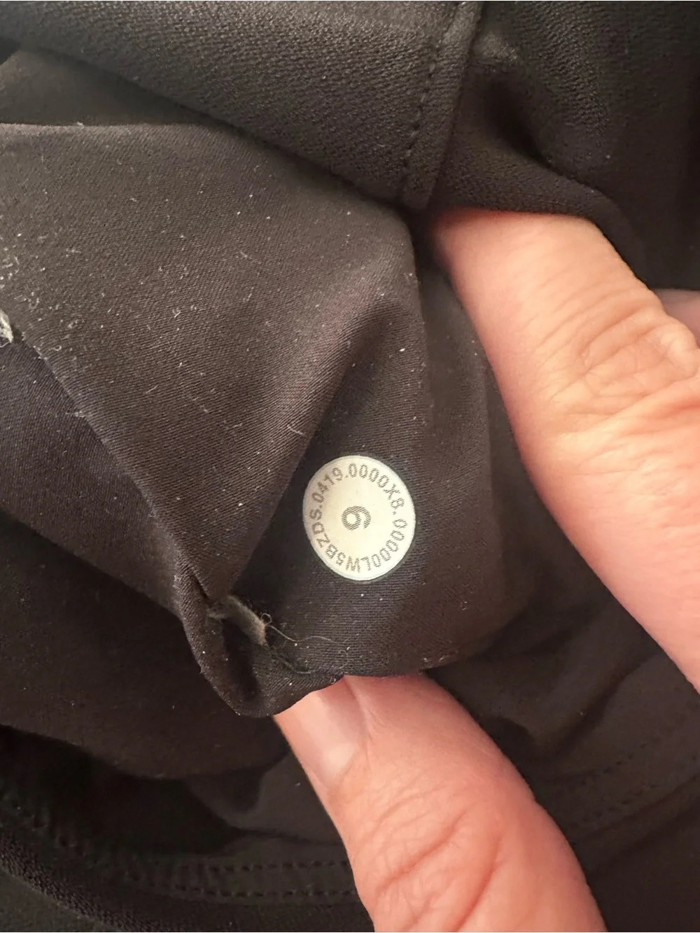 LULULEMON Black ON THE FLY Drawstring Jogger Pants 6